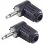 shiverpeaks BS51100-W2 konektor kábla 3.5 mm čierny konektor samec 2 ks