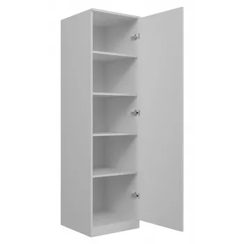 Skriňa na oblečenie Top e Shop SD-50 BI s 5 policami, 1 dvere, biely rám