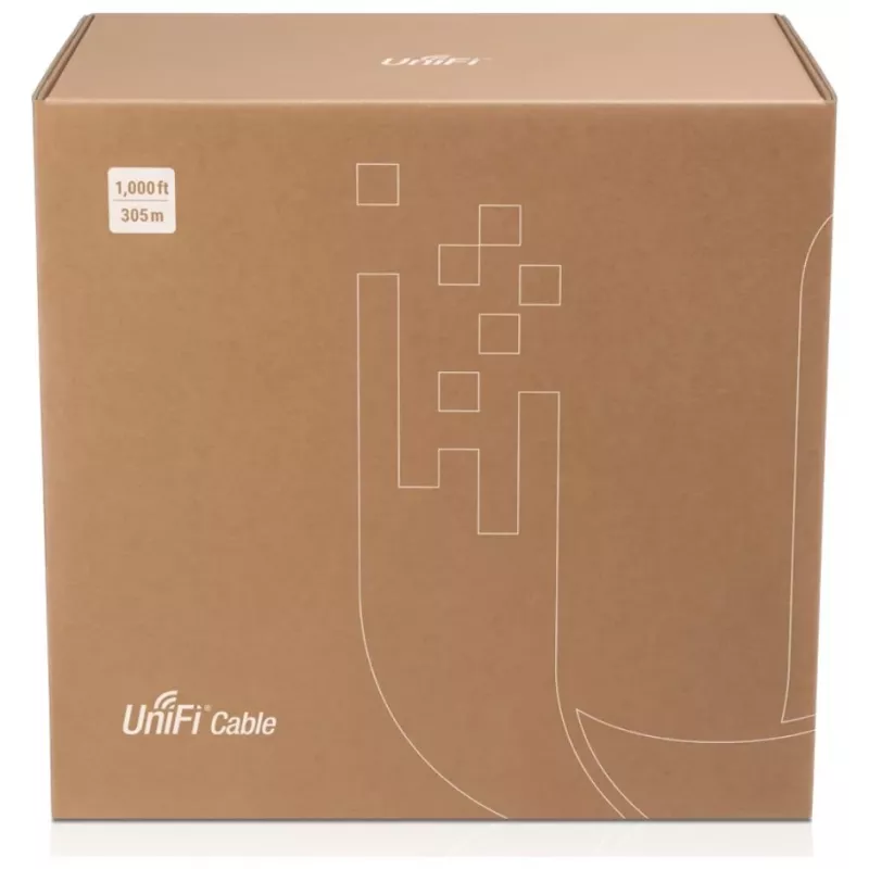 Sieťový kábel Ubiquiti U-Cable-C6-CMP U/UTP Cat6 305m biely