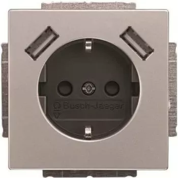 BJ 20 EUCB2USB-866 SCHUKO/2x USB zásuvka (2CKA002011A6283)