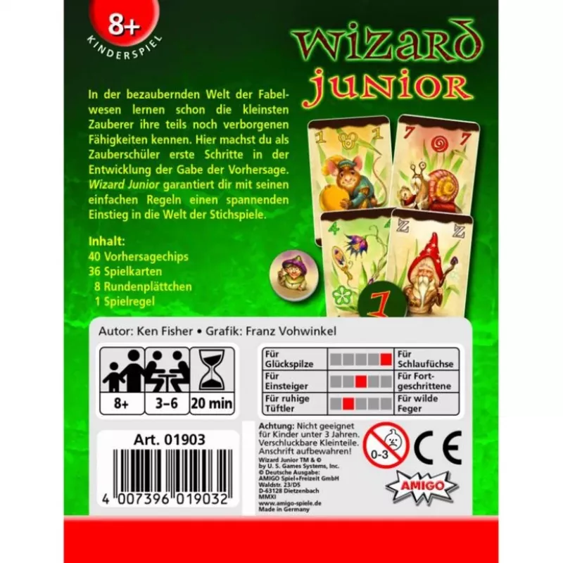 Wizard Junior, kartová hra