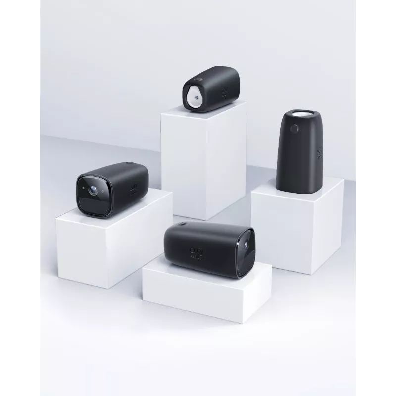 Kryt Eufy T8711111 Outdoor čierny 2 ks