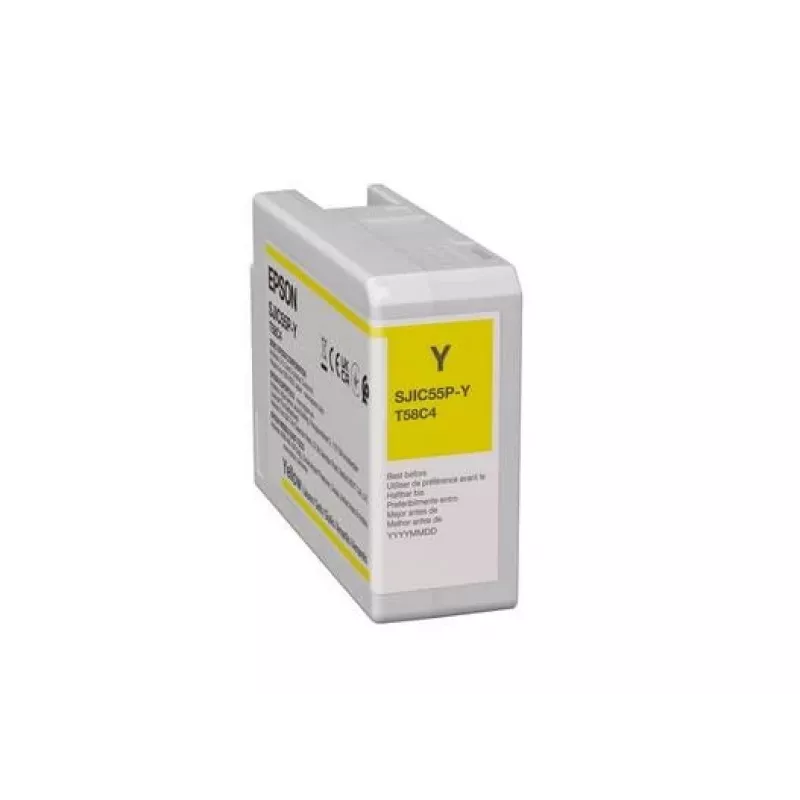 Atramentová kazeta Epson SJIC55(Y) pre ColorWorks CW-D6500/D6000 žltá