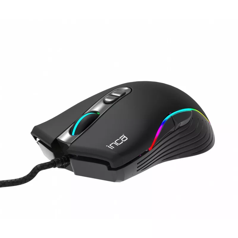 INCA herná myš IMG-GT15 4800 DPI, RGB, 7 tlačidiel, USB, SW Retail