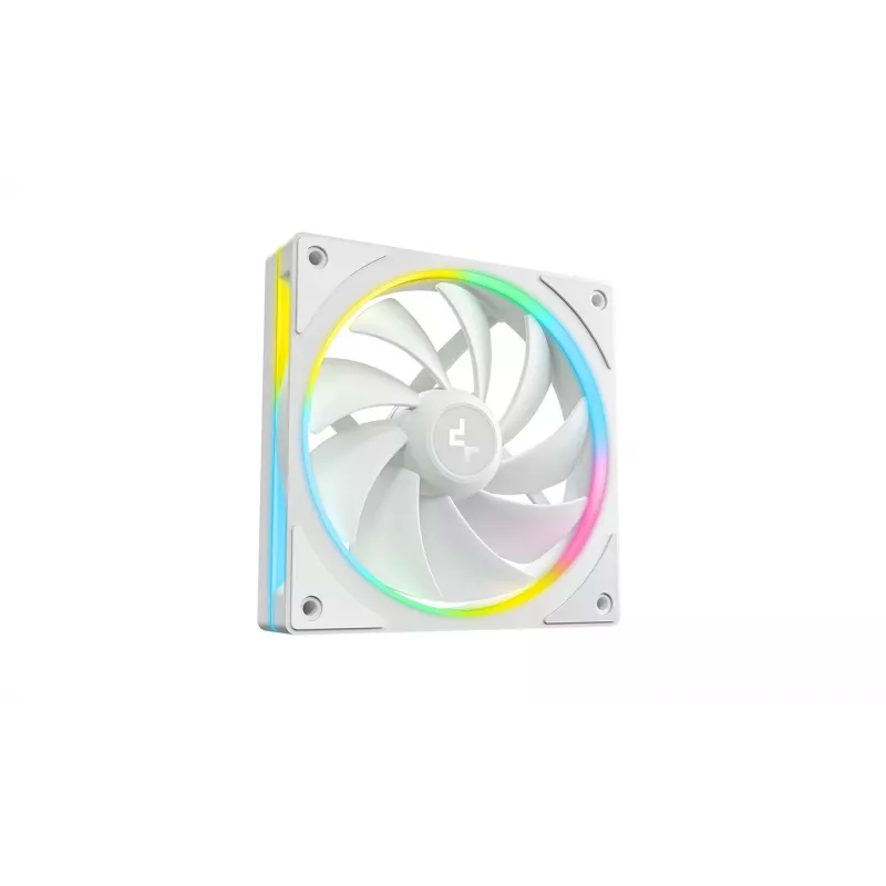 Ventilátor počítačovej skrine DeepCool FL12 SE WH 12 cm biely 3 kusy