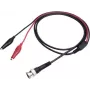 VOLTCRAFT BNC merací kábel 114 cm čierny, červený MSC-100 (MSC-100)