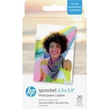 Fotopapier HP Sprocket Plus 5,8 x 8,6 cm (20 listov) pre mobilnú okamžitú tlač