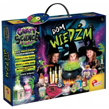Vzdelávacia vedecká sada Liscianigiochi Crazy Science Hexenhaus (model 304-PL100255)