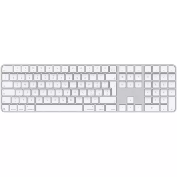 APPLE Magic Keyboard s Touch ID a numerickým blokom pre modely Mac s Apple Silicon – talianska – biele klávesy