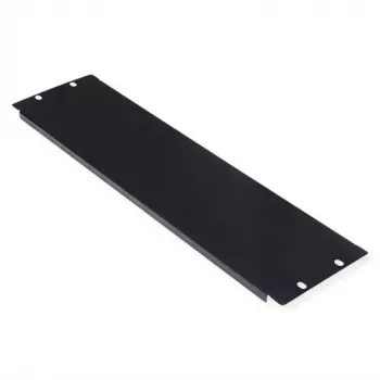 Slepý panel ROLINE 19 palcov 3U čierny oceľ 480 mm