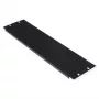 Slepý panel ROLINE 19 palcov 3U čierny oceľ 480 mm