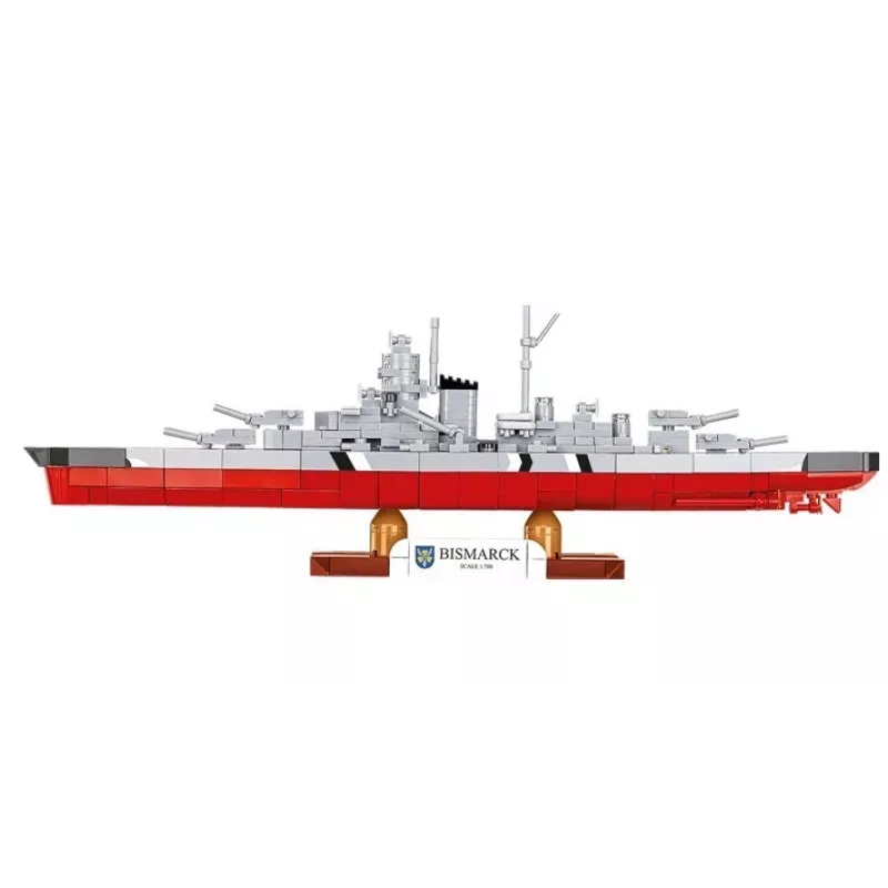 Stavebnica Cobi bojová loď Bismarck model, 590 dielov