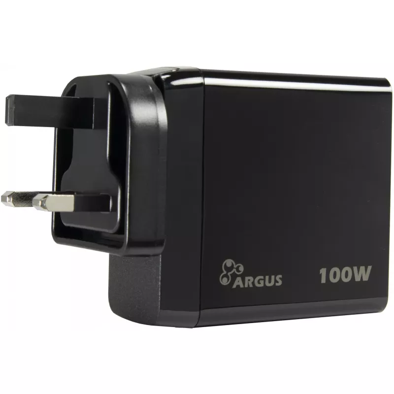 PD nabíjačka INTER-TECH PD-3100 100W USB-C čierna rýchly napájací zdroj