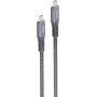 USB kábel ShiverPeaks BS13-67030 USB4 Gen 3x2 2 m USB C sivý