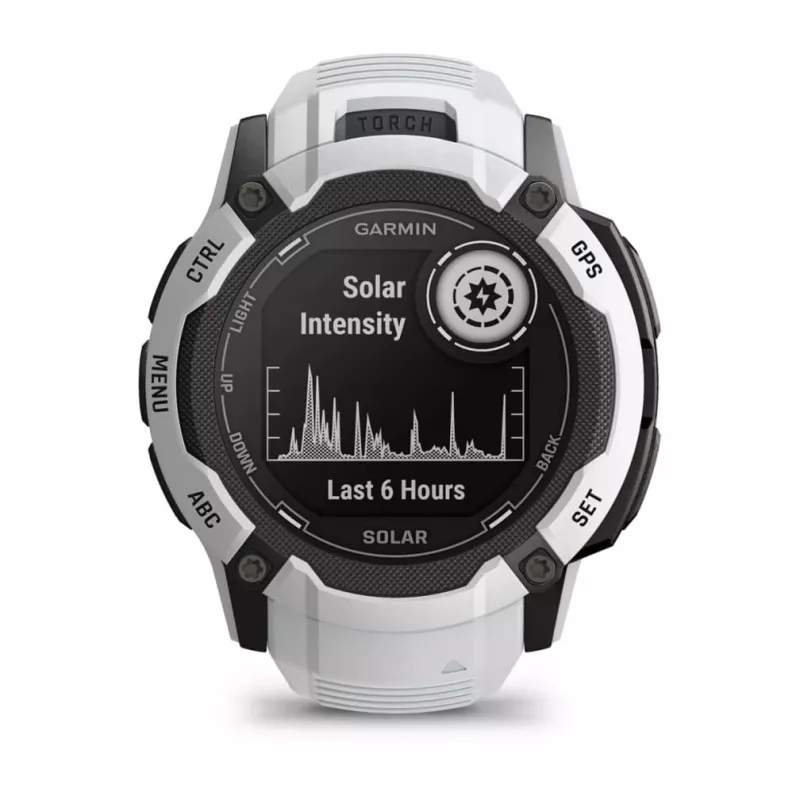Garmin Instinct 2X Solar 2,79 cm (1,1) MIP 50 mm digitálny 176 x 176 pixelov dotyková obrazovka biela GPS (satelit)