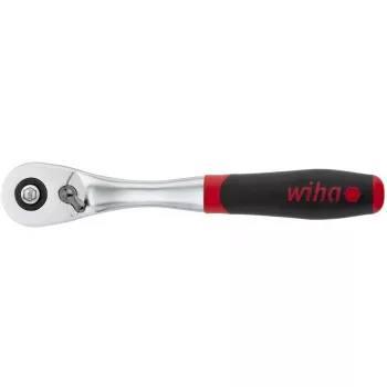 Wiha oboustranný račňový kľúč 3/8 push button a ball lock čierno-červený (45625)