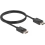 DisplayPort kábel DeLOCK 81174 1 m čierny DisplayPort na DisplayPort