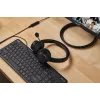 Acer AHW154 GP.HDS11.02D drôtová kancelárska náhlavná súprava, stereo, jack konektor, zabudovaný flexibilný mikrofón, čierna
