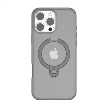 Priehľadné puzdro Torras pre iPhone 16 Pro — UPRO OSTAND SPIN SERIES, tenké ľahké transparentné ochranné puzdro