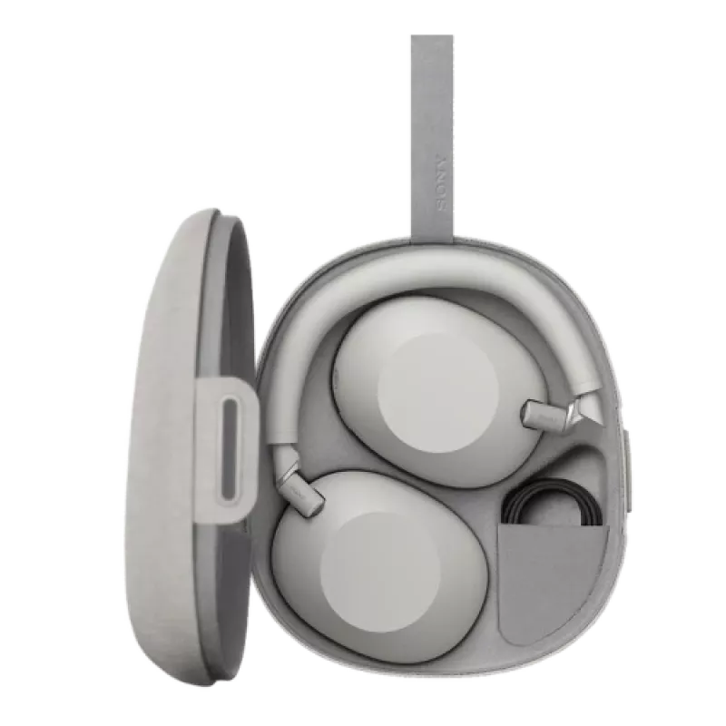 Bezdrôtové slúchadlá Sony WH-1000XM6 — potlačenie hluku, Bluetooth, platinovo-strieborná