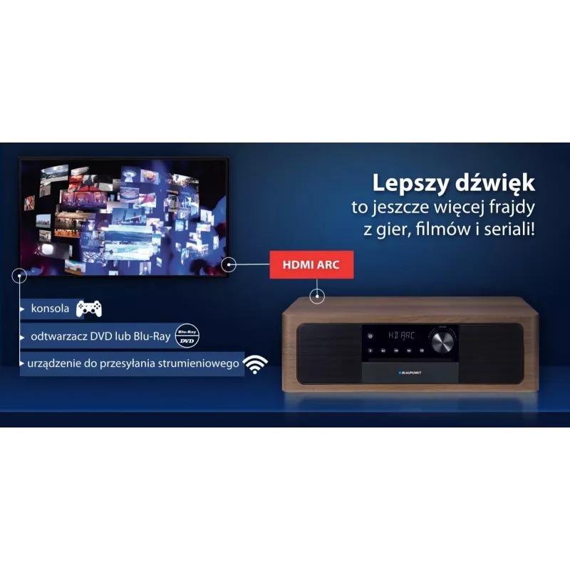 Prenosný Bluetooth reproduktor BLAUPUNKT MS22BT — bezdrôtový prenosný zvuk, Bluetooth pripojenie