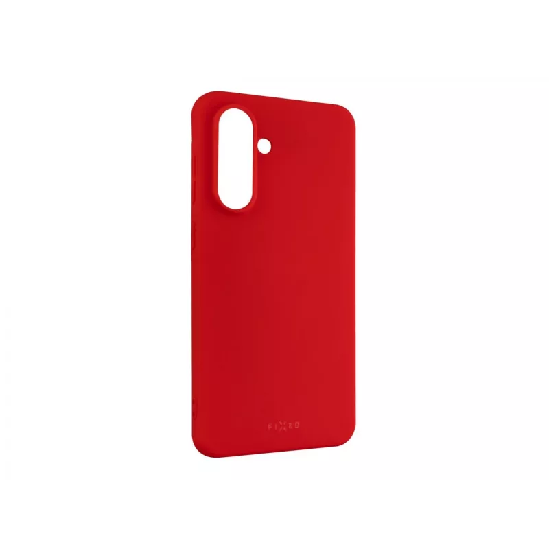 Zadný kryt FIXED pre Samsung Galaxy A36 5G, guma, červený