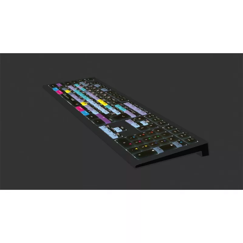 Logickeyboard ASTRA 2 klávesnica USB QWERTY anglická čierna Full-Size 104 klávesov