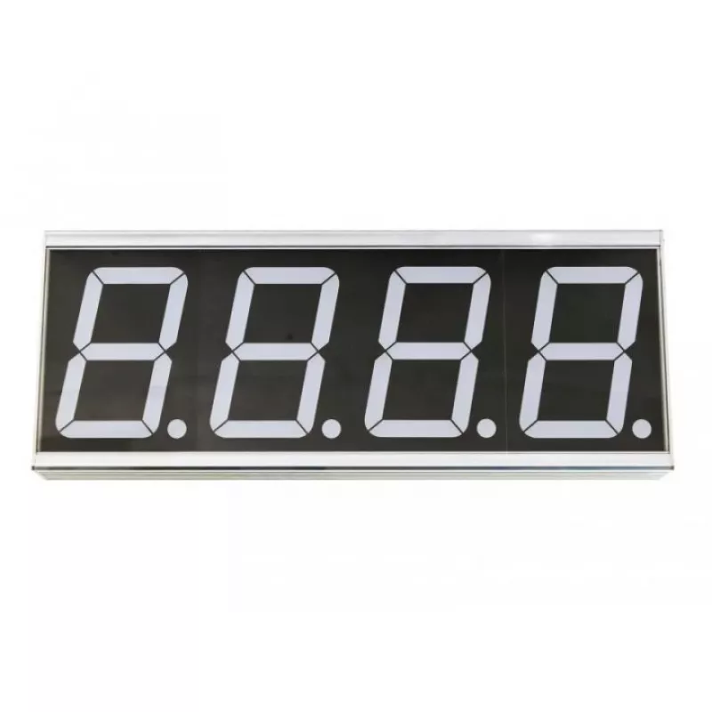 ALLNET ALL-POE-CNT-1 digitálne nástenné hodiny obdĺžnikové sivé nástenné hodiny (ALL-PoE-CNT-1)