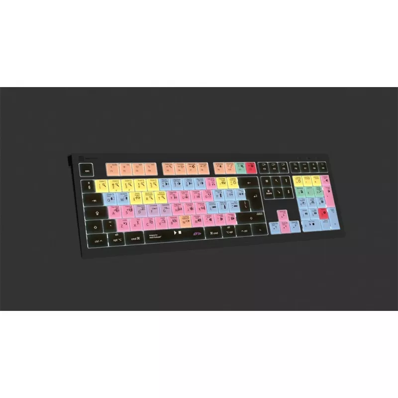 Logickeyboard ASTRA 2 USB QWERTY klávesnica čierna full-size 104 klávesov