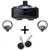 Pimax Crystal Super VR headset, 57 PPD + DMAS-Headphones Bundle - čierny