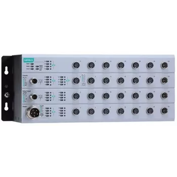 Industriálny spravovaný M12 Ethernet switch MOXA EN50155 8 portov