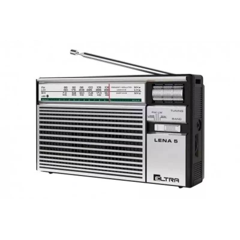 ELTRA rádio LENA 5 USB strieborné