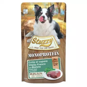 STUZZY Monoprotein teľacie s cviklou - mokré krmivo pre psov - 150 g