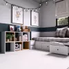 Topeshop MALAX 2X3 BIEL obývacia knižnica