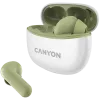 CANYON In-Ear slúchadlá TWS-5, zelená Bluetooth 5.3, dotykové ovládanie, nabíjací vstup: USB-C