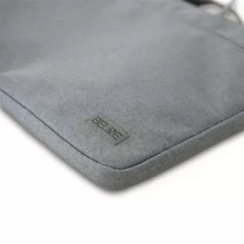 Taška na notebook Beline 16 – sivá, odolný, ľahký materiál, vhodná pre 16-palcové notebooky