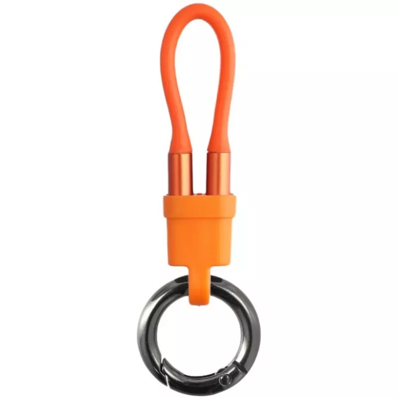 USB-C kľúčenka s káblom 4smarts 541385 — 7,5 cm, miešané farby, 30 kusov
