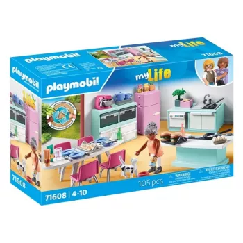 Kuchyňa Playmobil My Life Kitchen 71608 viacfarebná plast 4-10 rokov