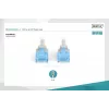 Digitus DK-1512-150 RJ45 sieťový kábel CAT 5e U/UTP sivý 15 m