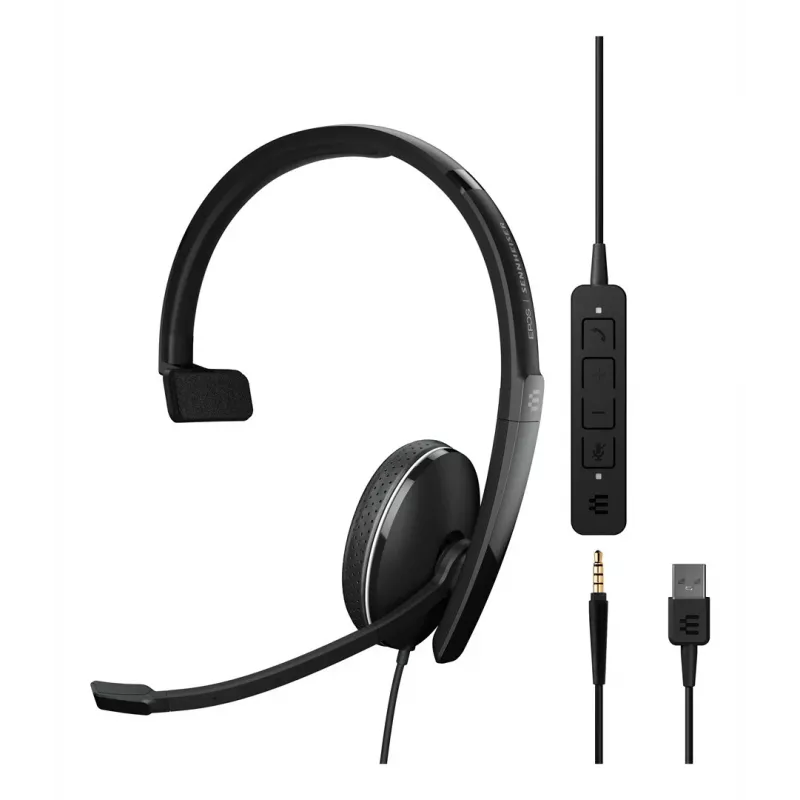 EPOS ADAPT 135 USB II headset káblový headset kancelária/call centrum USB Type-A čierny
