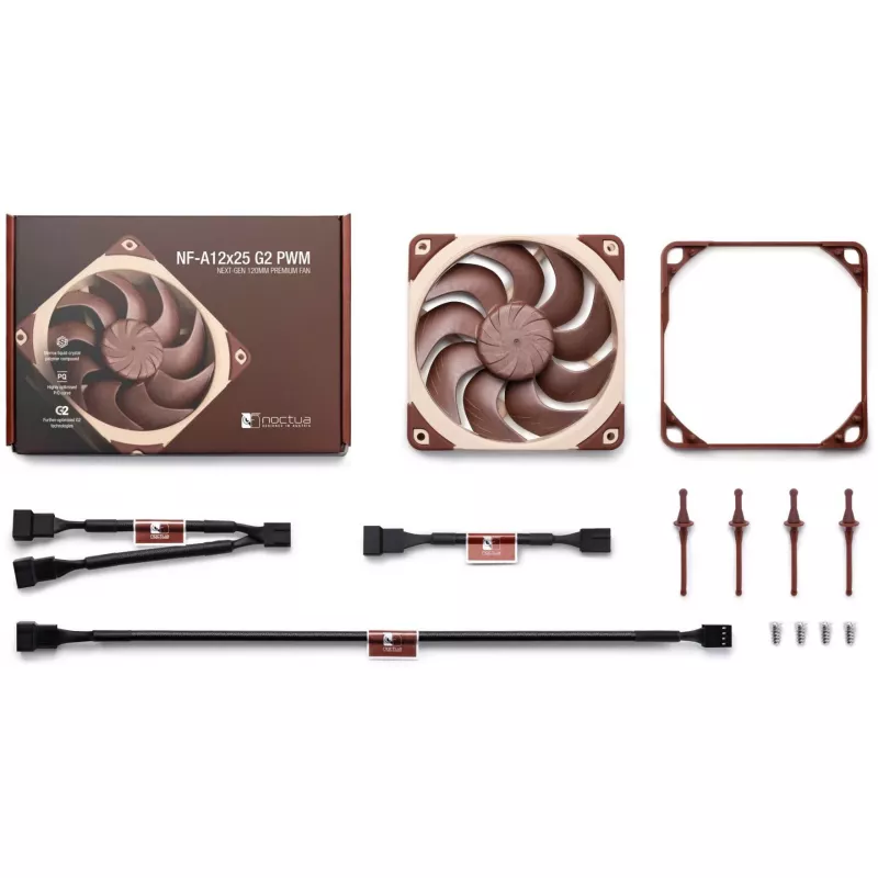 Noctua NF-A12x25 G2 PWM 120mm ventilátor do skrine