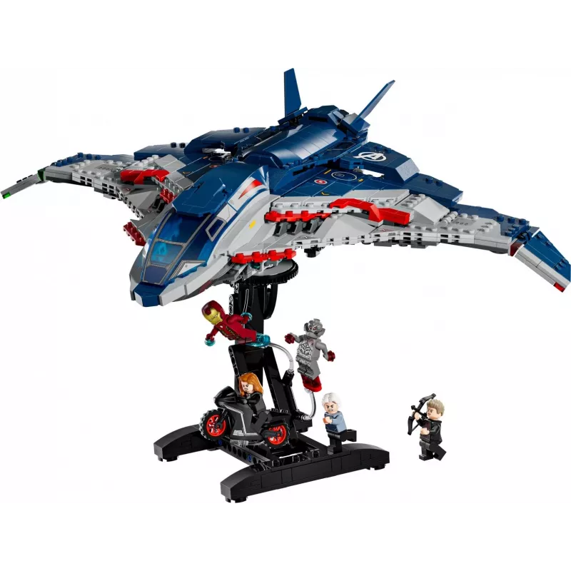LEGO Marvel Super Heroes 76325 Avengers: Age of Ultron Quinjet, stavebnica, 1131 dielikov, 5 minifigúrok, 12+