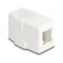 Delock 85841 Prázdne puzdro Keystone, 1 port, magnetická základňa, biele