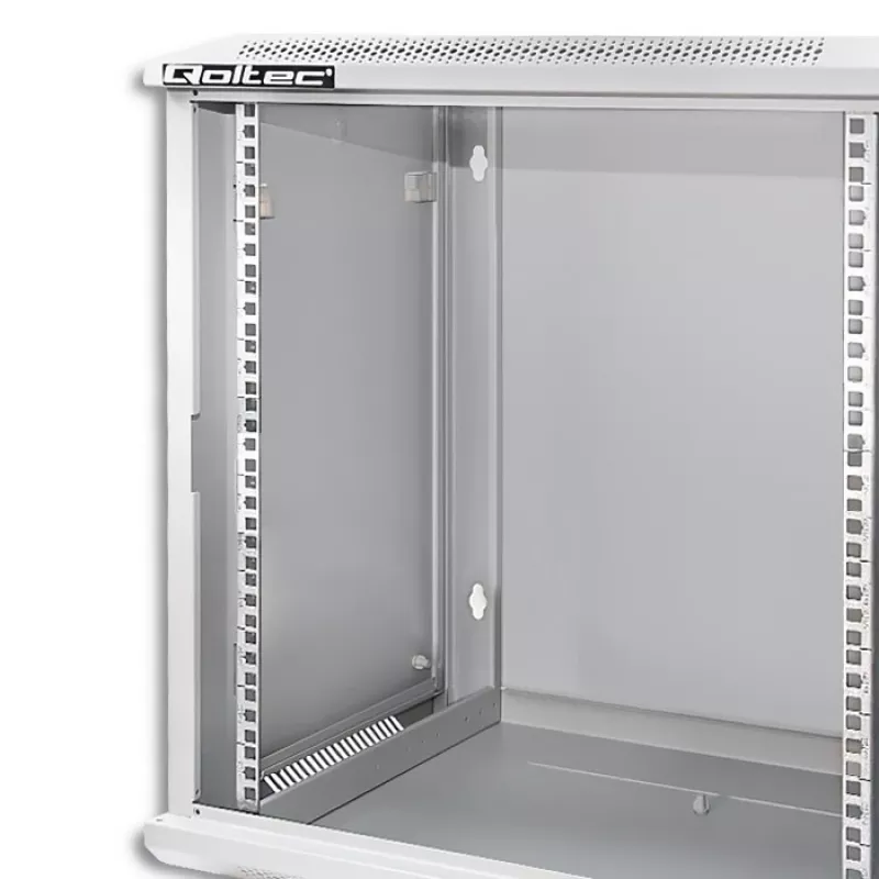 Rack skriňa QOLTEC 19-palcová 12U model 54485 — sieťová/serverová skriňa