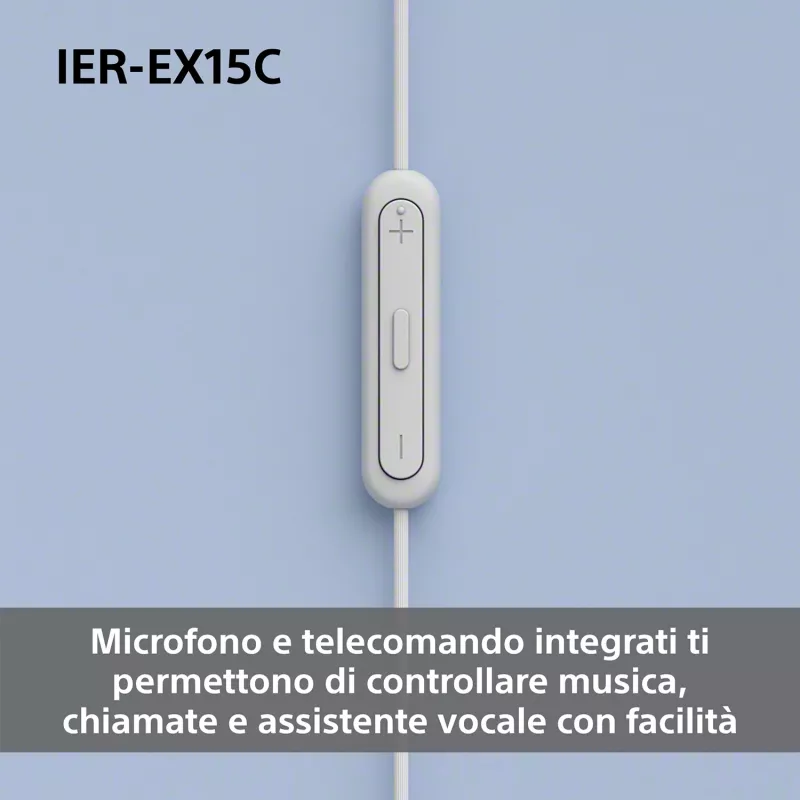 Sony IER-EX15C headset káblový in-ear hovory/hudba USB Type-C čierny