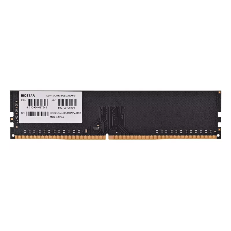 Desktop DDR4 8GB 3200MHz pamäťový modul BIOSTAR DO32NU4N08