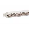 DIGITUS DN-91624S 24-portový tienený patch panel Cat6, 1U 19 palcov, sivý