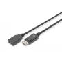 Digitus ASSMANN - predlžovací kábel DisplayPort - DisplayPort (M) - DisplayPort (W) - 2 m (DisplayPort 1.2) - zaliaty - čierny (AK-340200-020-S)