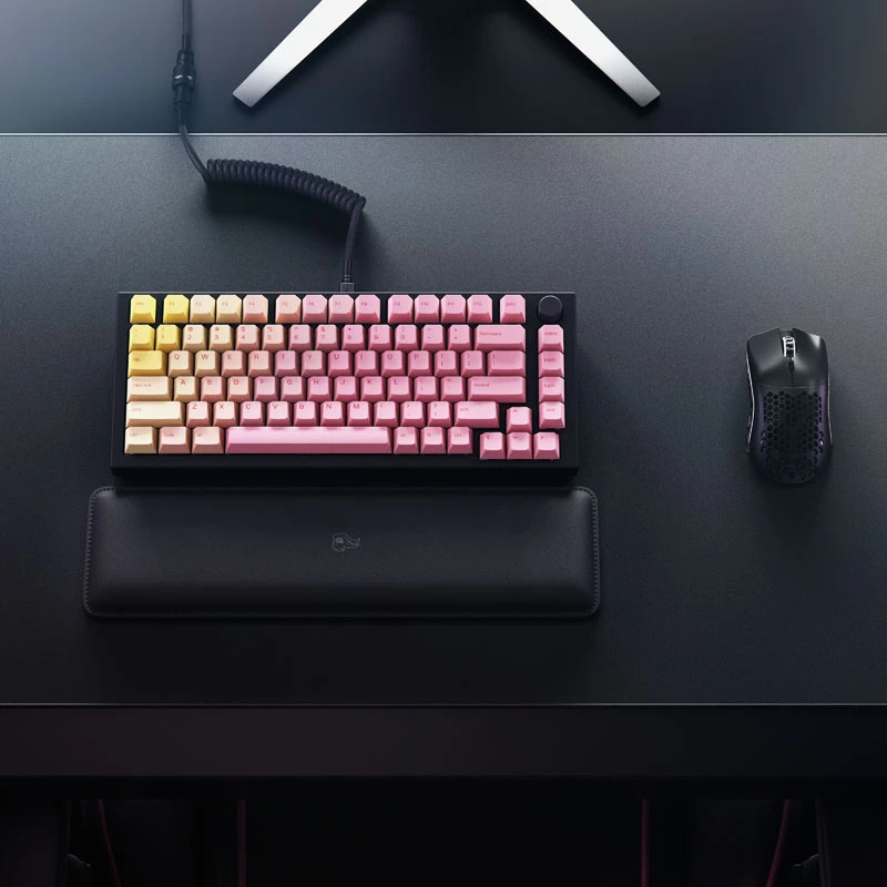Glorious GPBT Pink Grapefruit Forge klávesové čiapky na klávesnicu, ružové
