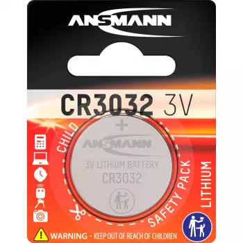 Ansmann gombíková batéria 3V Lithium CR3032, 1 kus blister (1516-0013)
